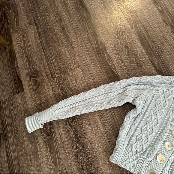 Faherty Julianne Cable Knit Cardigan - Picture 3 of 8